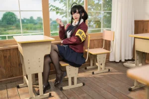 花铃《大凤jk放学后风纪委员》写真图集 71P｜在线预览与图包下载