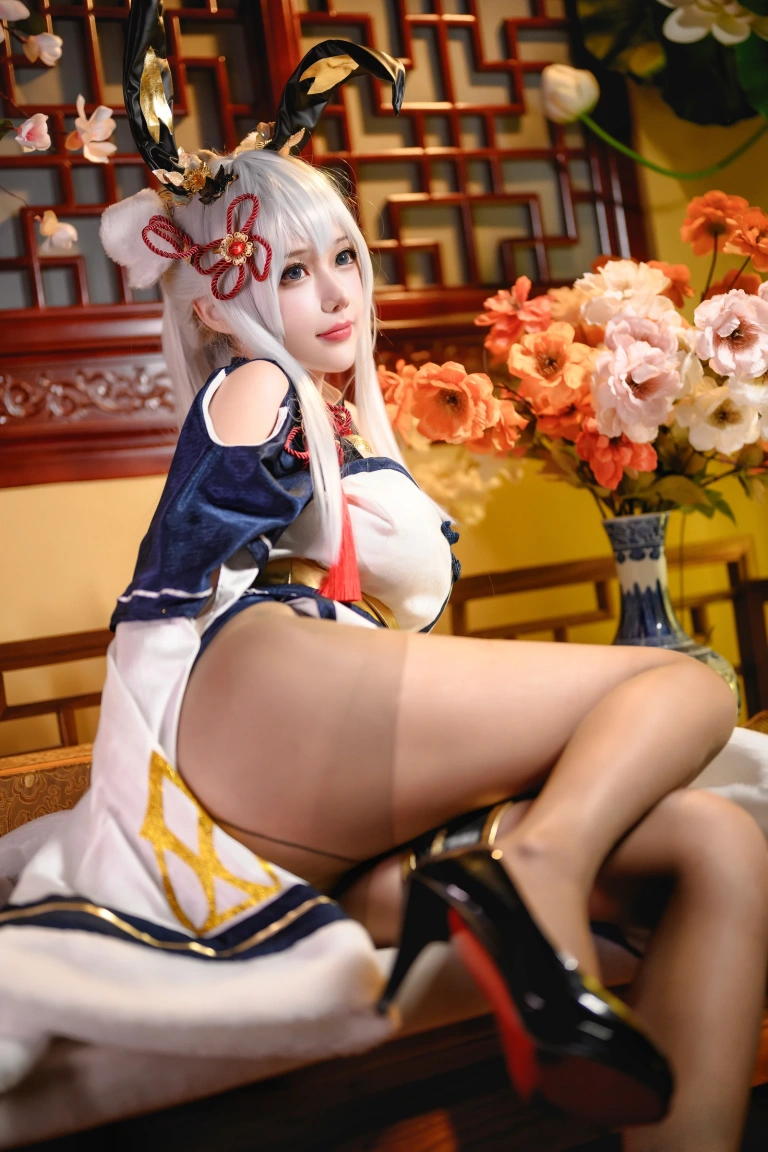 凛子酱《旗袍兔兔》写真图集 21P｜在线预览与图包下载