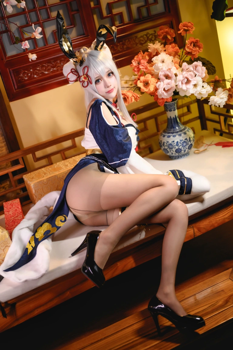 凛子酱《旗袍兔兔》写真图集 21P｜在线预览与图包下载