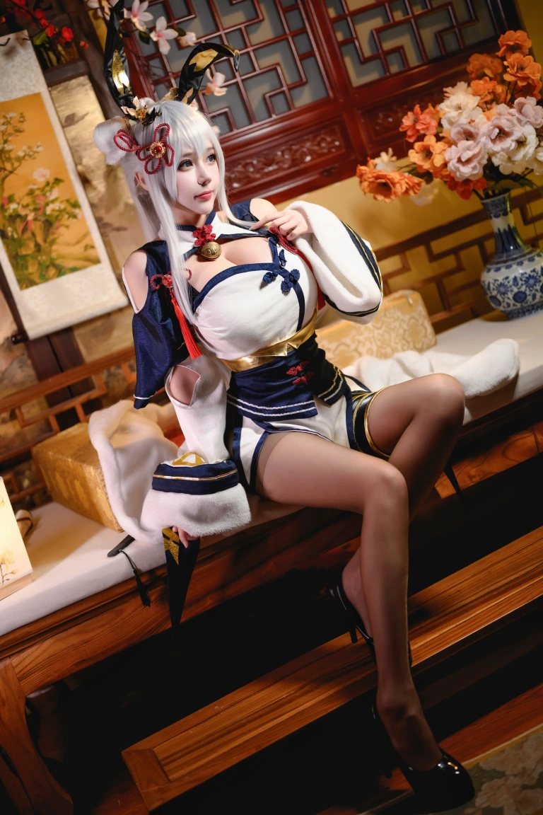 凛子酱《旗袍兔兔》写真图集 21P｜在线预览与图包下载