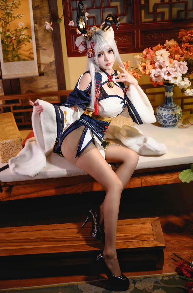 凛子酱《旗袍兔兔》写真图集 21P｜在线预览与图包下载