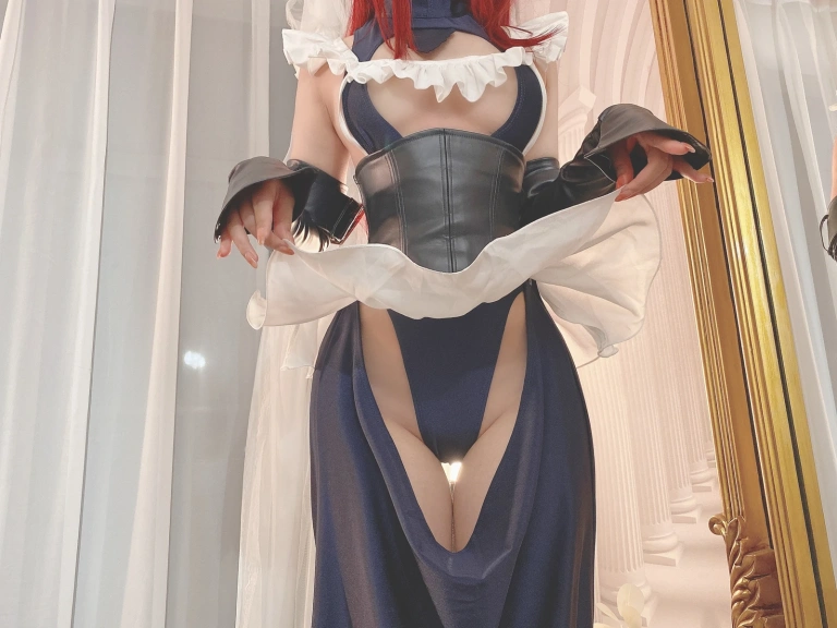 一北亦北《斯卡哈同人女仆》写真图集 24P+2V｜在线预览与图包下载