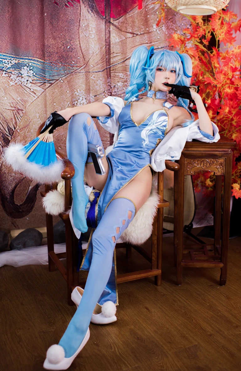 阿包也是兔娘《少女前线 PA15翠雀媚》写真图集 31P｜在线预览与图包下载