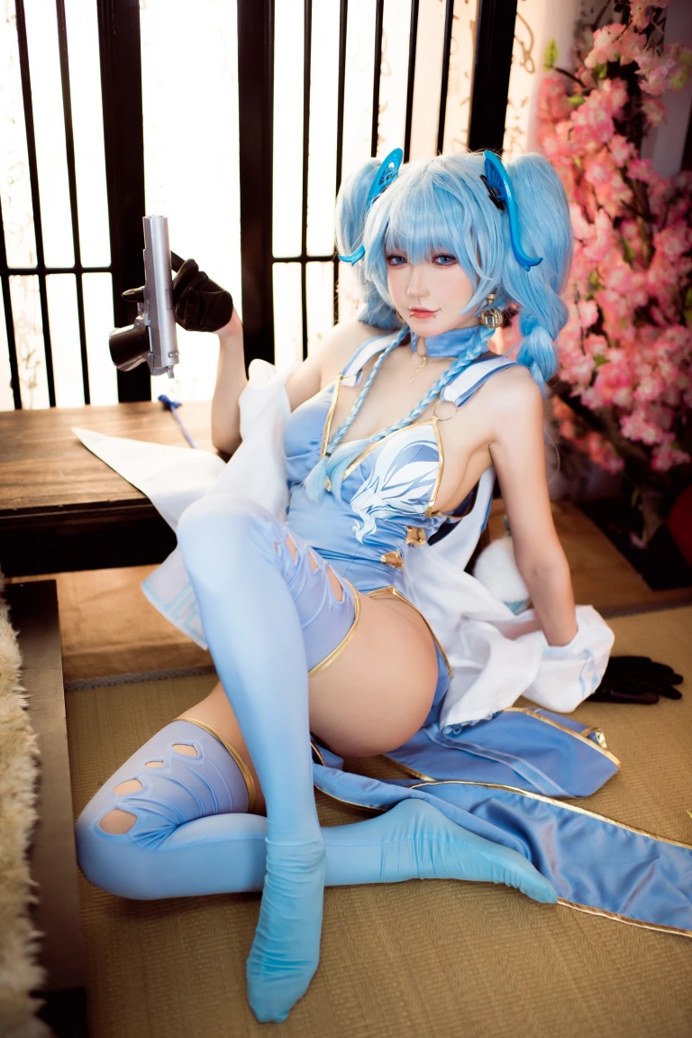 阿包也是兔娘《少女前线 PA15翠雀媚》写真图集 31P｜在线预览与图包下载
