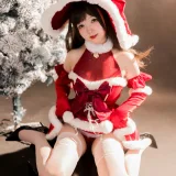 花铃《圣诞魔女》写真图集 81P｜在线预览与图包下载