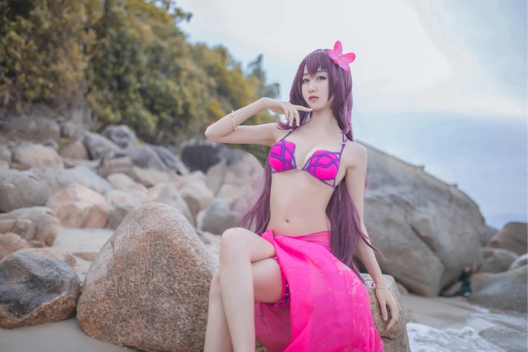 木棉棉《泳装斯卡哈》写真图集 21P｜在线预览与图包下载