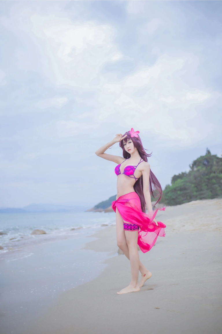 木棉棉《泳装斯卡哈》写真图集 21P｜在线预览与图包下载