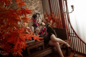 是一只熊仔《黑贞》写真图集 26P｜在线预览与图包下载