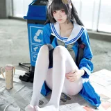 九柒喵《蔚蓝档案 霞沢美游》写真图集 55P｜在线预览与图包下载