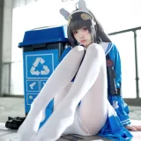 九柒喵《蔚蓝档案 霞沢美游》写真图集 55P｜在线预览与图包下载