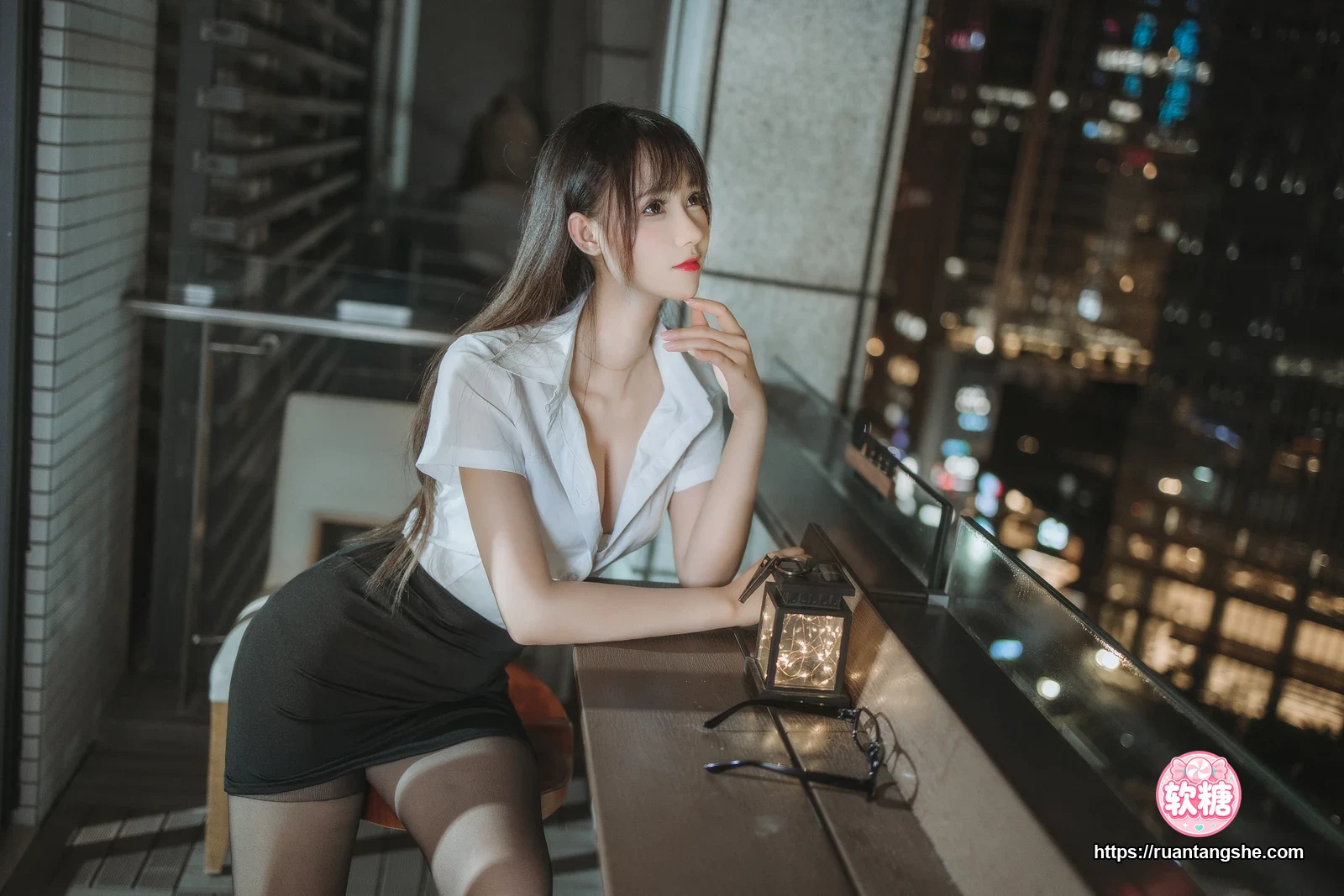 羽生三未 羽生三未 NO.014 - 黑丝包臀OL