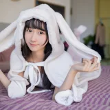 木棉棉《浴巾兔子》写真图集 42P｜在线预览与图包下载