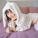 木棉棉《浴巾兔子》写真图集 42P｜在线预览与图包下载