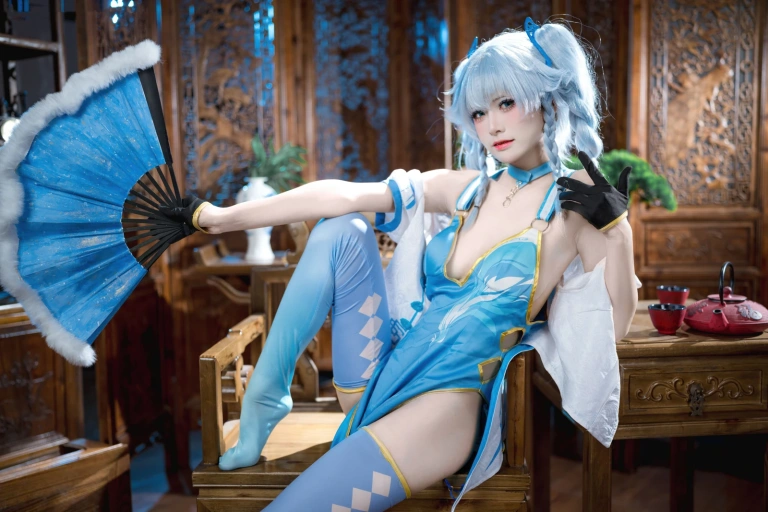 九柒喵《PA15 翠雀媚》写真图集 36P｜在线预览与图包下载