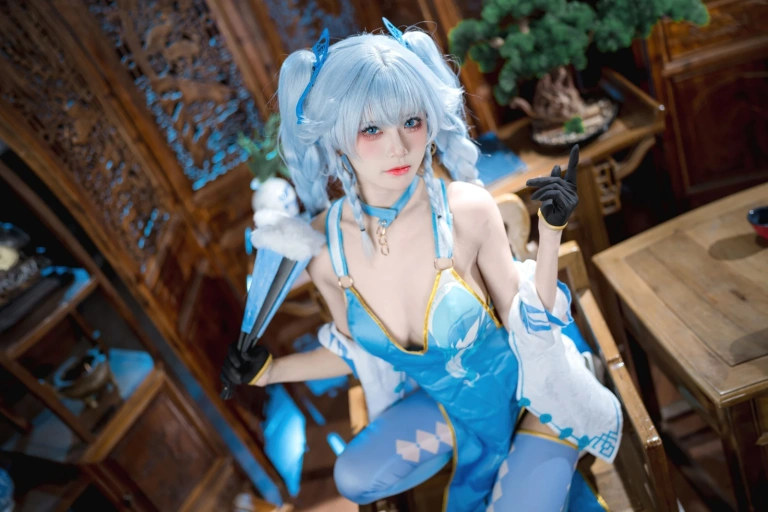九柒喵《PA15 翠雀媚》写真图集 36P｜在线预览与图包下载