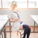 木棉棉《贞德（白）》写真图集 28P｜在线预览与图包下载