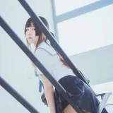 桜桃喵《蓝白水手服》写真图集 39P｜在线预览与图包下载