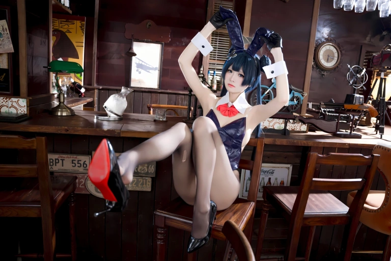 九柒喵《妃咲兔女郎》写真图集 59P｜在线预览与图包下载