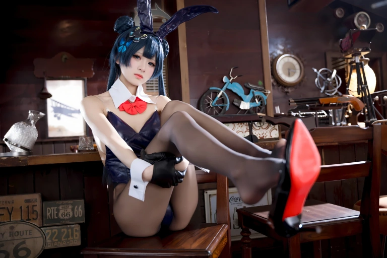 九柒喵《妃咲兔女郎》写真图集 59P｜在线预览与图包下载