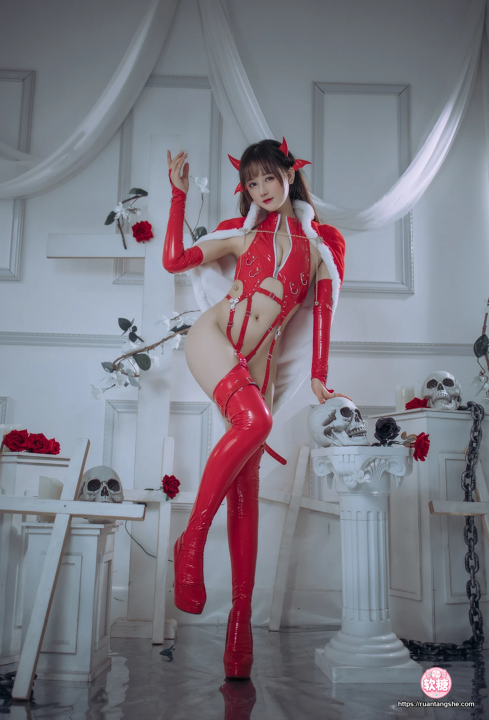 羽生三未 羽生三未 NO.016 - 红色胶衣小恶魔