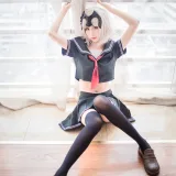 木棉棉《贞德（黑）》写真图集 23P｜在线预览与图包下载