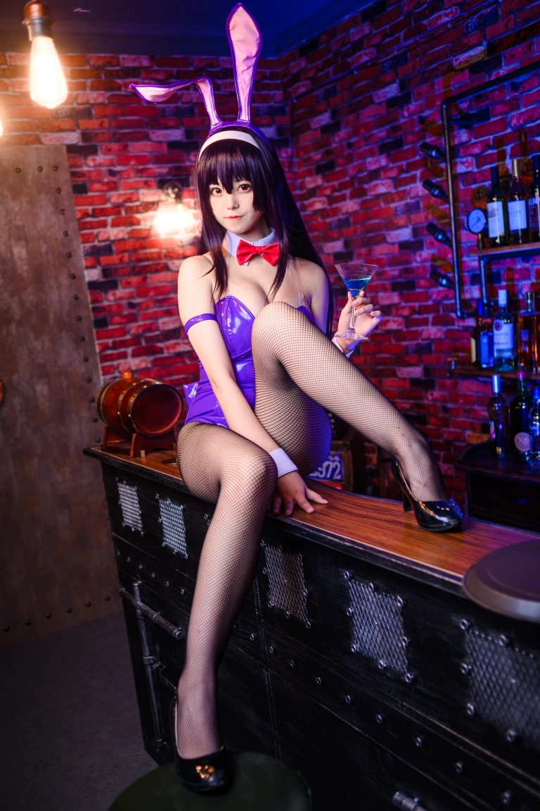 蜜汁猫裘《诗羽兔女郎》写真图集 25P｜在线预览与图包下载