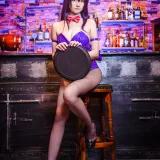蜜汁猫裘《诗羽兔女郎》写真图集 25P｜在线预览与图包下载