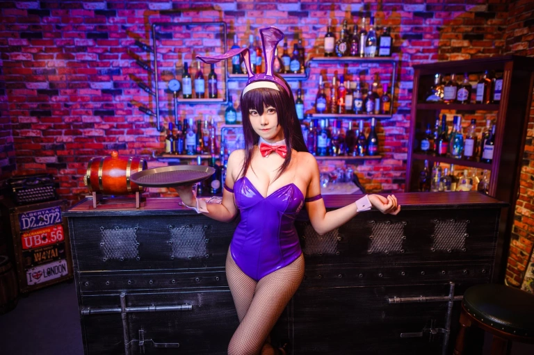 蜜汁猫裘《诗羽兔女郎》写真图集 25P｜在线预览与图包下载