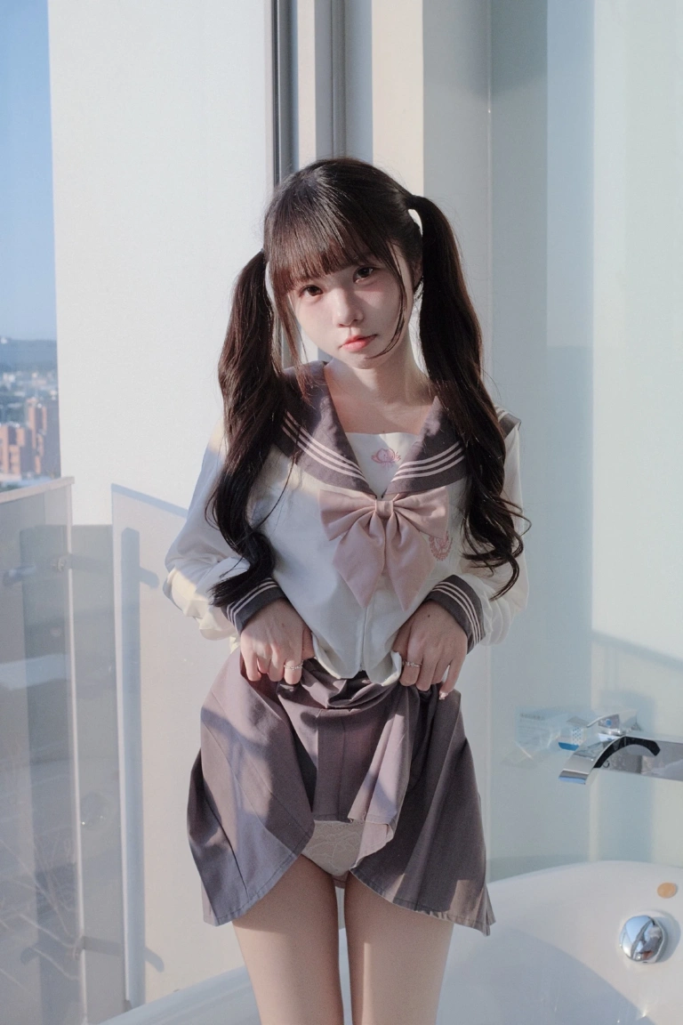 可可小白兔《放课后的私人时间》写真图集 48P｜在线预览与图包下载
