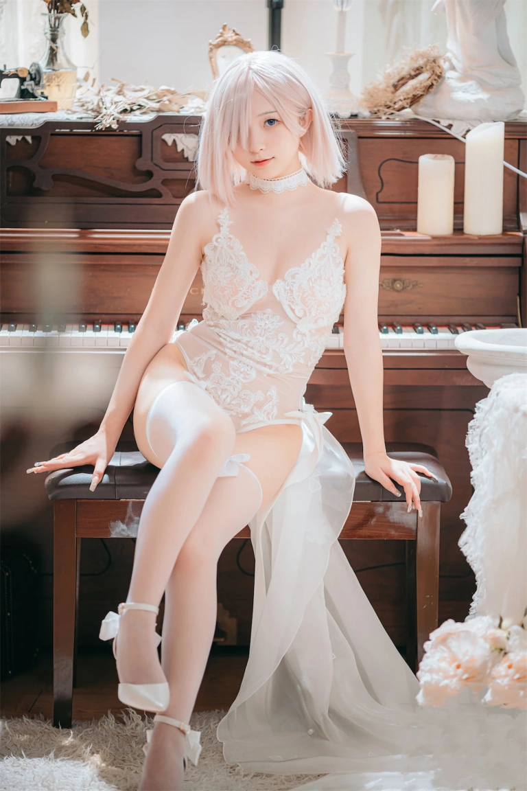 花铃《玛修婚纱》写真图集 63P｜在线预览与图包下载