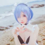 桜桃喵《蕾姆COS》写真图集 48P｜在线预览与图包下载