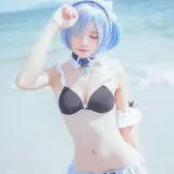 桜桃喵《蕾姆COS》写真图集 48P｜在线预览与图包下载