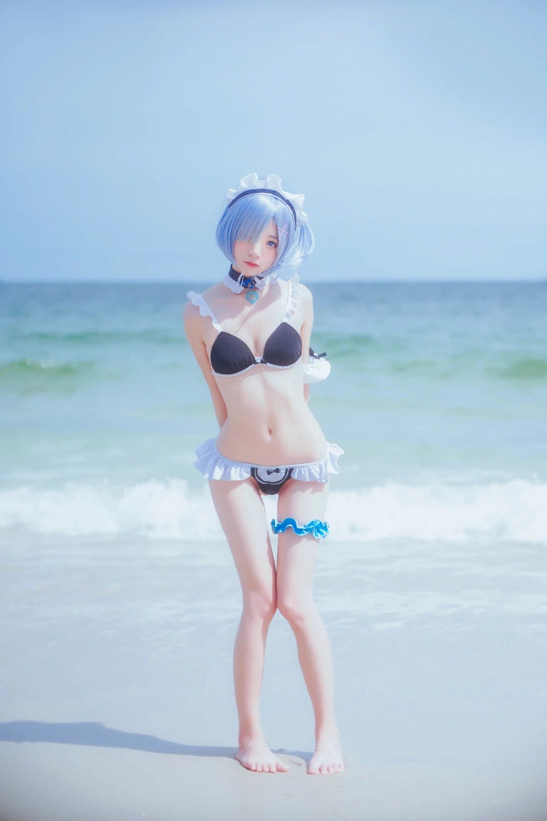 桜桃喵《蕾姆COS》写真图集 48P｜在线预览与图包下载