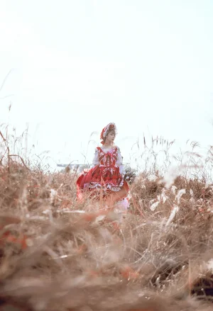 阿包也是兔娘《Lolita红裙》写真图集 12P｜在线预览与图包下载