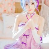 桜桃喵《蕾姆小睡裙》写真图集 40P｜在线预览与图包下载