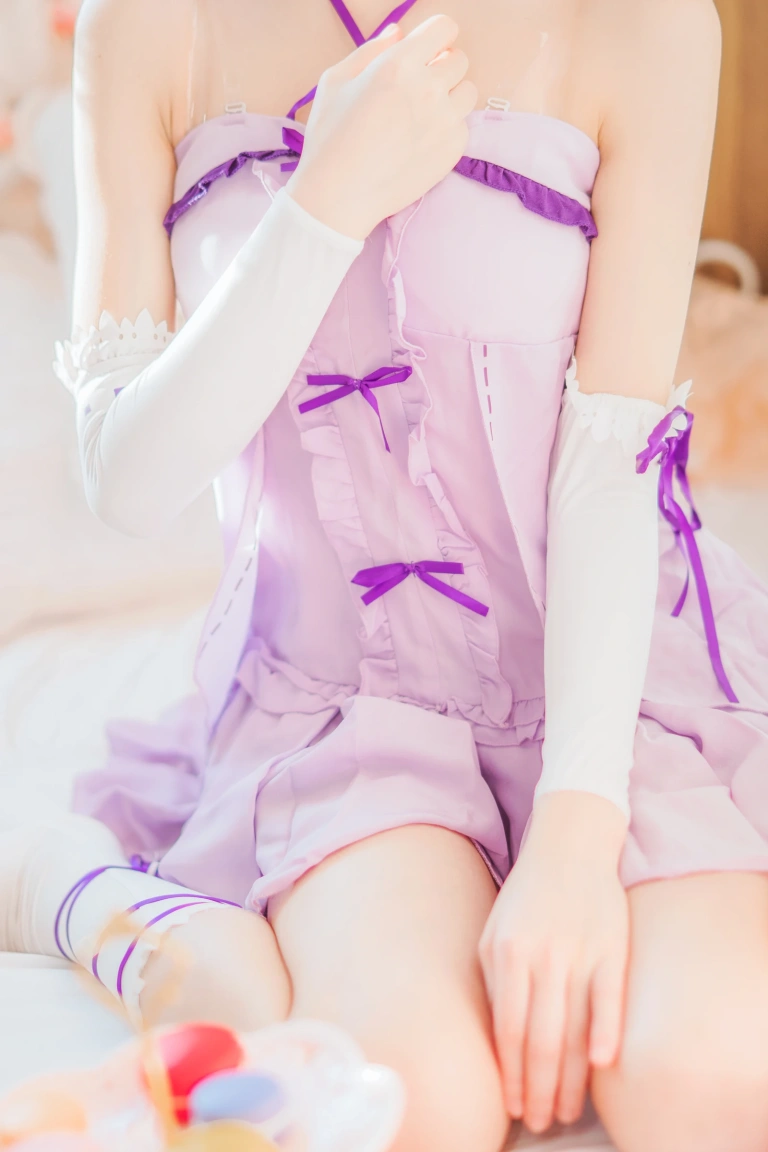 桜桃喵《蕾姆小睡裙》写真图集 40P｜在线预览与图包下载