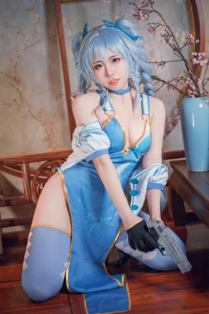 虎森森《少女前线 翠雀媚》写真图集 40P｜在线预览与图包下载