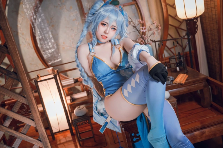 虎森森《少女前线 翠雀媚》写真图集 40P｜在线预览与图包下载