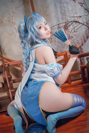 虎森森《少女前线 翠雀媚》写真图集 40P｜在线预览与图包下载