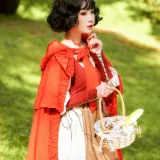阿包也是兔娘《Lolita红裙2》写真图集 28P｜在线预览与图包下载