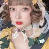 阿包也是兔娘《Lolita黄裙》写真图集 12P｜在线预览与图包下载
