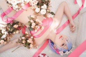 虎森森《蕾姆丝带》写真图集 46P｜在线预览与图包下载