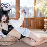 九柒喵《桔梗衬衫》写真图集 10P｜在线预览与图包下载
