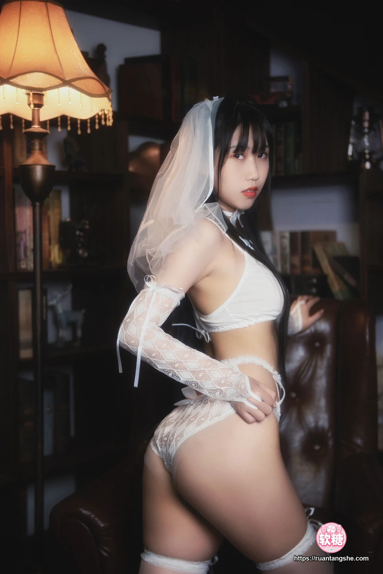 不呆猫 不呆猫 NO.021 - 白色情趣婚纱