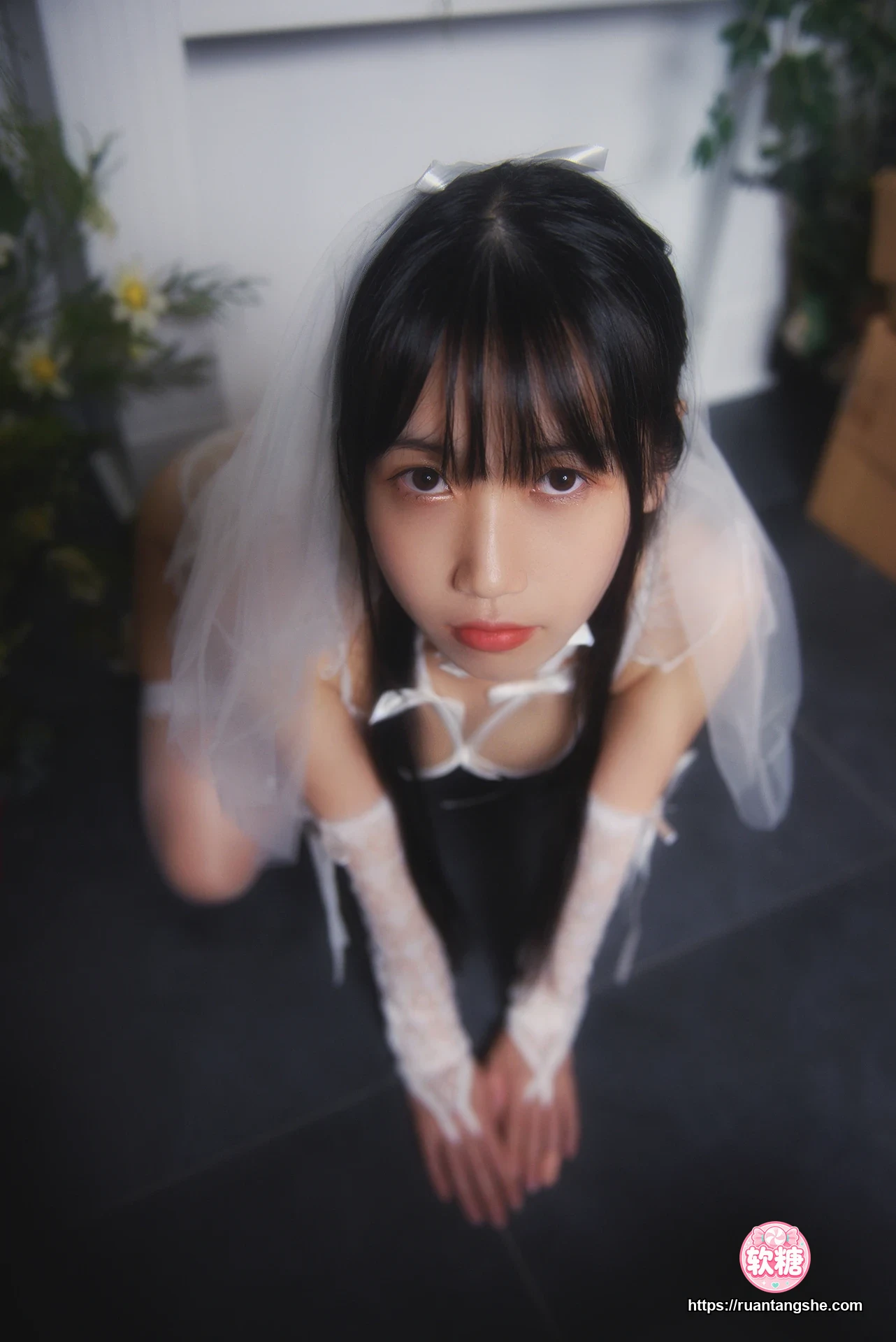 不呆猫 不呆猫 NO.021 - 白色情趣婚纱
