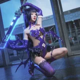 阿包也是兔娘《魅魔芽衣恶魔》写真图集 11P｜在线预览与图包下载