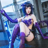 阿包也是兔娘《魅魔芽衣恶魔》写真图集 11P｜在线预览与图包下载