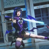 阿包也是兔娘《魅魔芽衣恶魔》写真图集 11P｜在线预览与图包下载