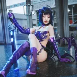 阿包也是兔娘《魅魔芽衣恶魔》写真图集 11P｜在线预览与图包下载