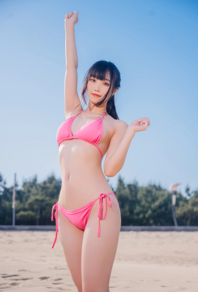 汪知子《粉色比基尼》写真图集 30P｜在线预览与图包下载